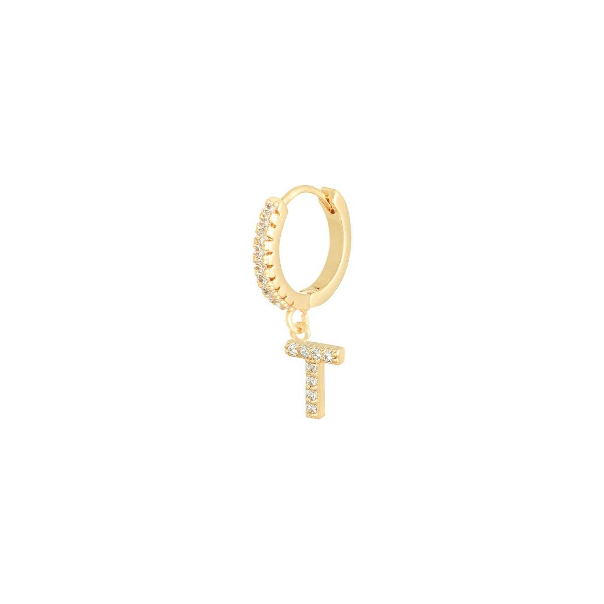 Boucle d'Oreille Initiale Paris Flavor T