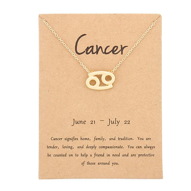 Collier Zodiac Rigal ParisFlavor Cancer