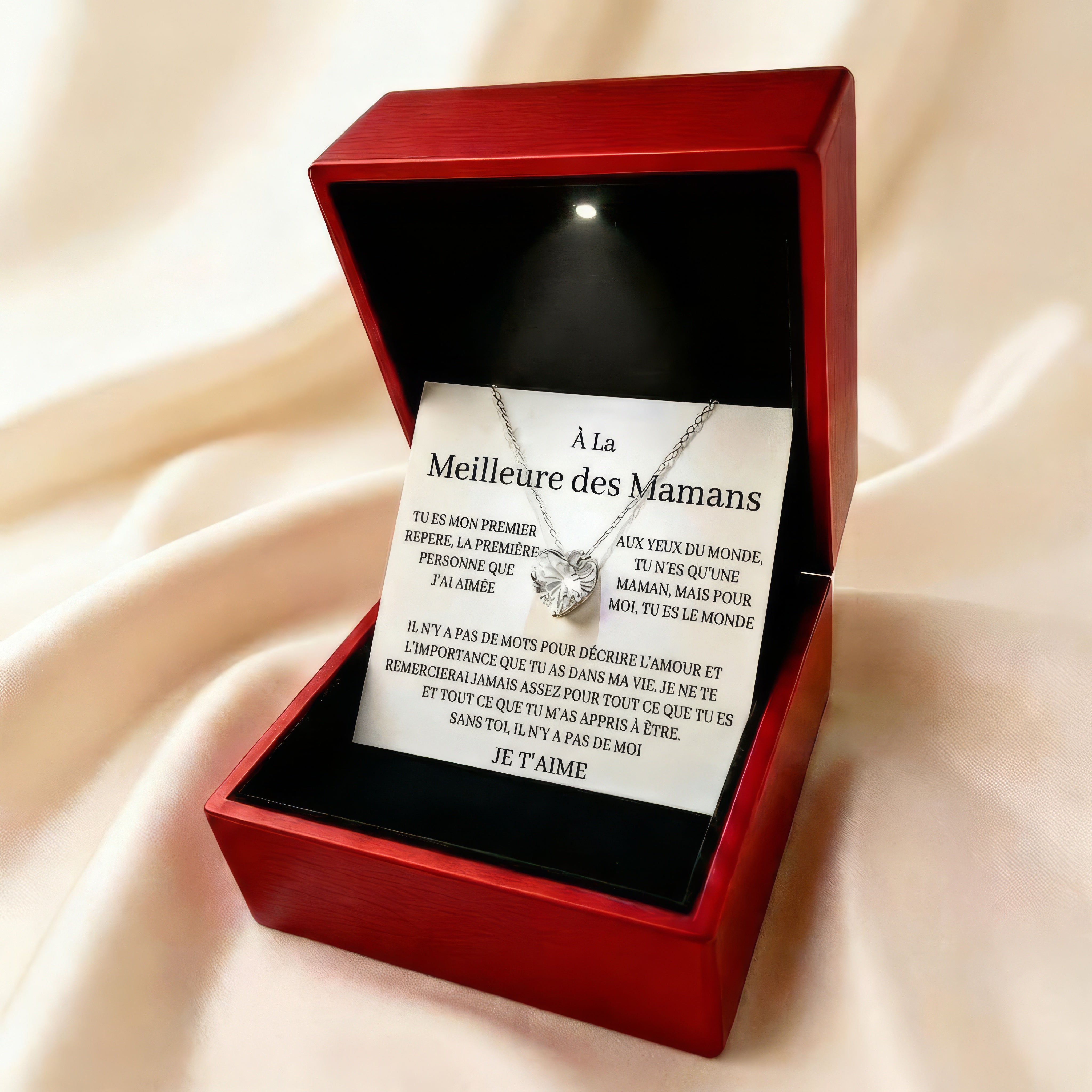 Coffret Collier "À la Meilleure des Mamans"