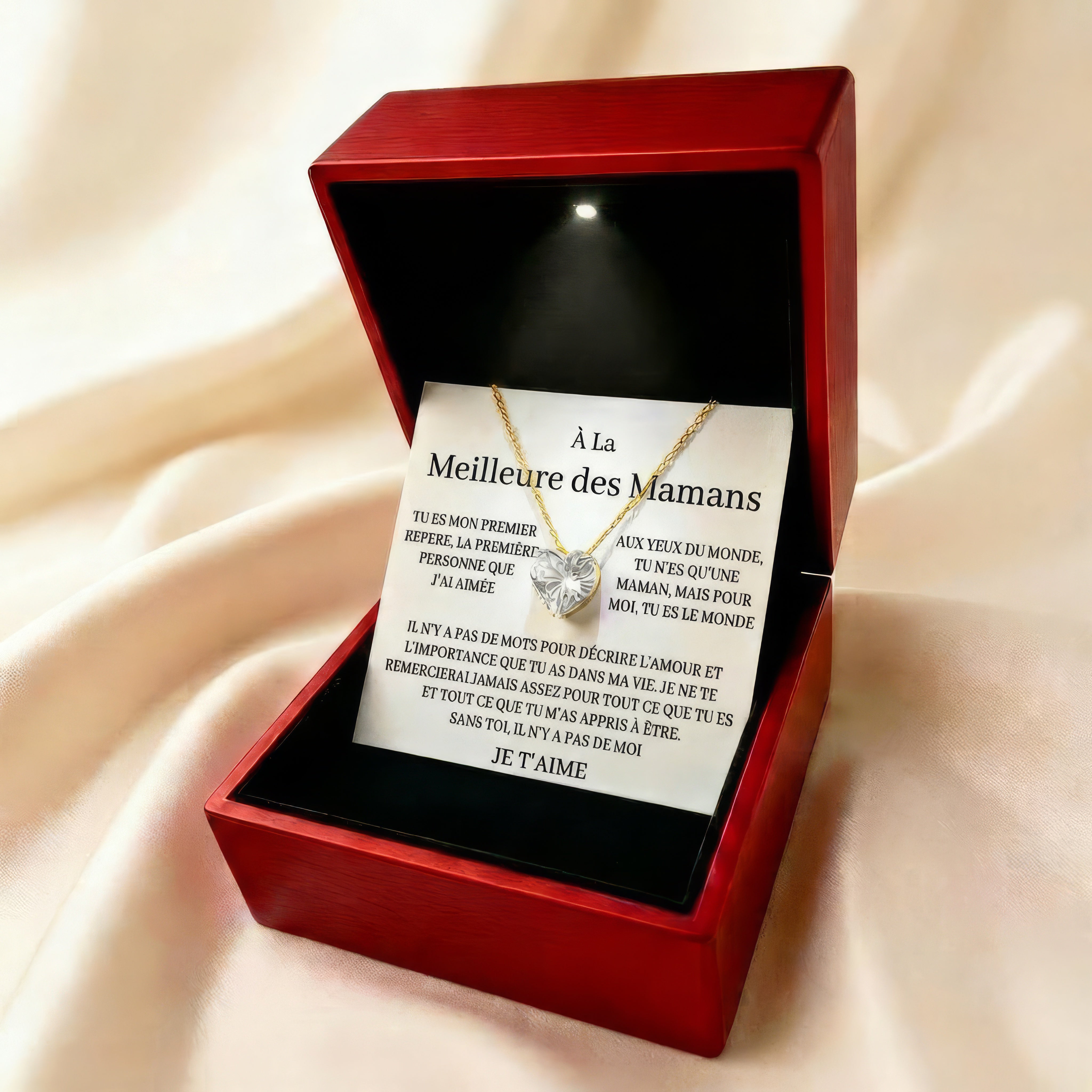Coffret Collier "À la Meilleure des Mamans"