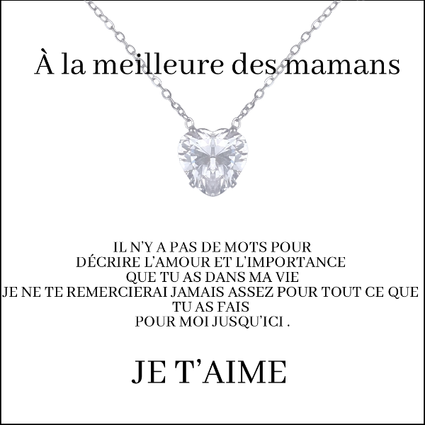 Coffret Collier "À la Meilleure des Mamans"