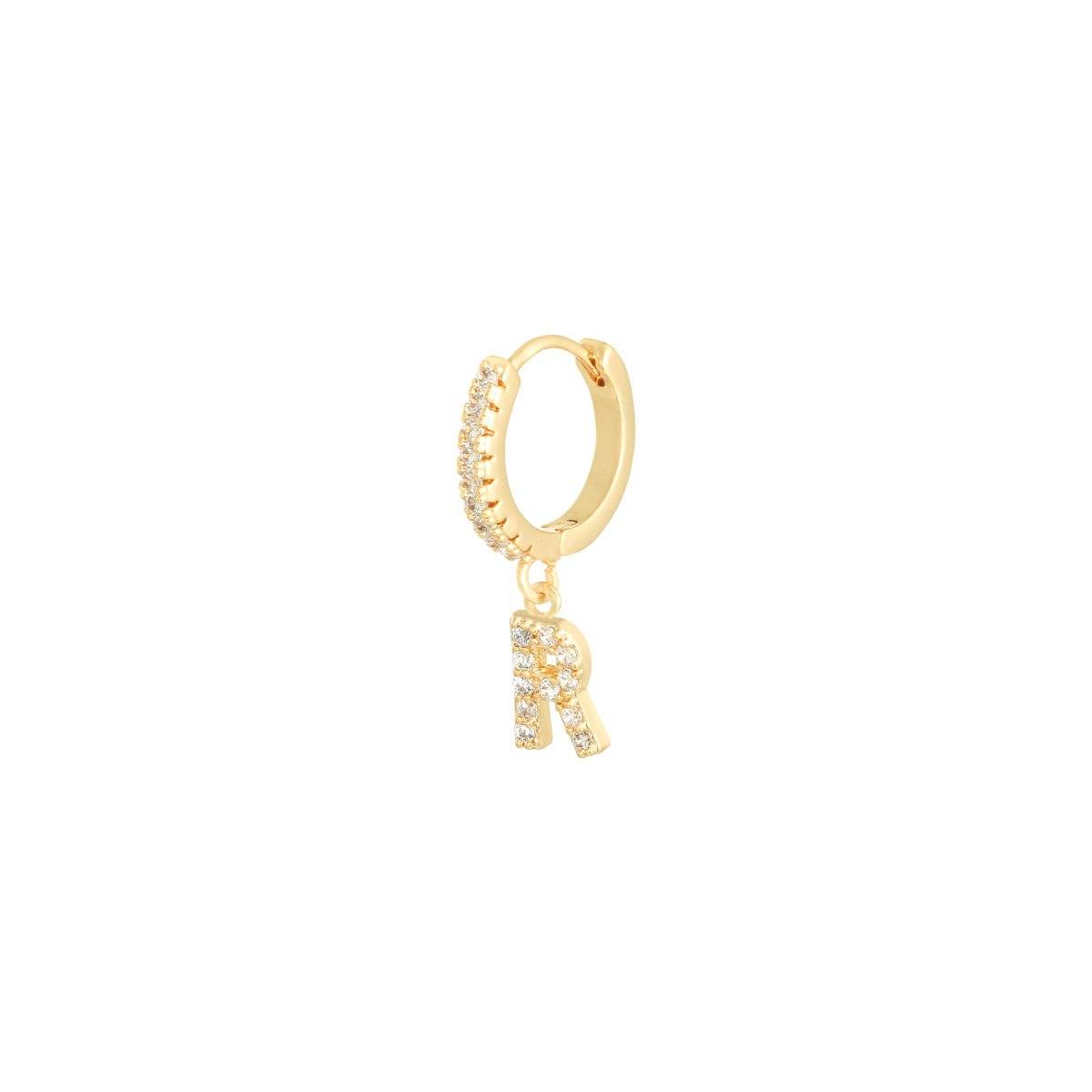 Boucle d'Oreille Initiale Paris Flavor 