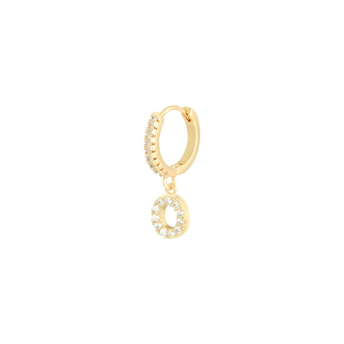 Boucle d'Oreille Initiale Paris Flavor O 